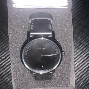 New Nixon Porter Leather Black Watch